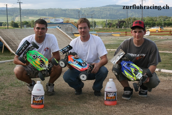 Team Zurfl&uuml;h Racing, J&eacute;rome Byron Race 25%, Ya&euml;l Byron Race 30%, Loris Byron Race 25%