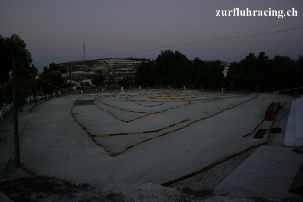 La piste au petit matin